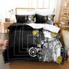 Anime Black Butler Sebastian Bedding Set Boys Girls Twin Queen Size Duvet Cover Pillowcase Bed Kids Adult Home Textileextile Tool