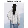 UR Autumn Women's 3D Jacquard Open-Front Shirt