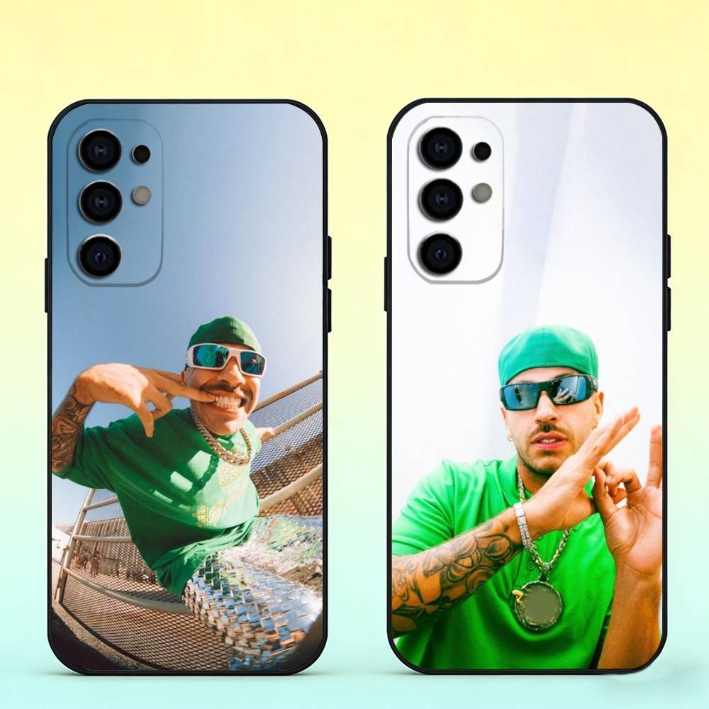 singer Feid Ferxxo SlXDO Phone Case Black Silicone Soft For Samsung S25,S24,S21,S22,S23,S30,Ultra,S20,Plus,Fe,Lite