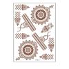 Arm Hand Semi-permanent Henna Tattoo Stickers Body Art Sticker Temporary Tattoo Indian Lace Tattoo