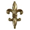 Polished Brass Door Knocker, Fleur Di Lis Style Door Knocker, Front Door Knocker, Unique Door Knockers for Garden, Farmhouse, Home Décor