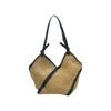 Korean Retro Exquisite Large Bag, High-end Seaside Lazy Style Woven Shoulder Bag, Summer Tourism Vacation Style Beach Bag