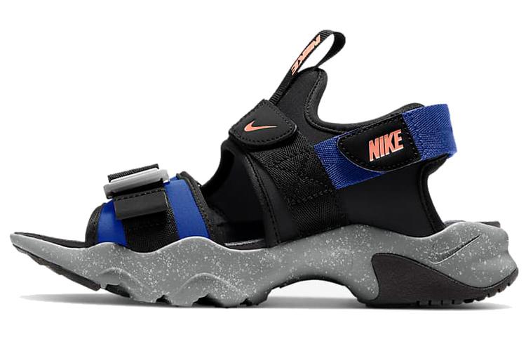 Nike Canyon Sandal  Black Hyper Blue  Women s CV5515-003 35.5
