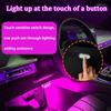 Car LED Lights for Car Interior Magnetic USB Wireless Lights with Bright Lamp Beads Portable Touch Rechargeable