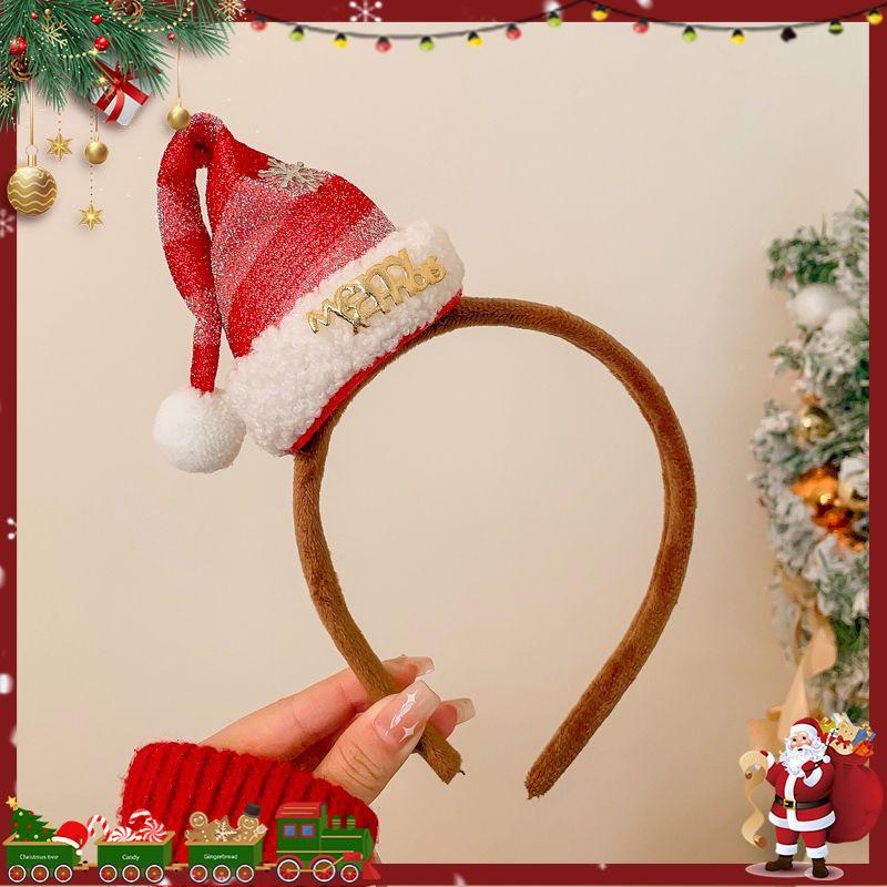 Weihnachts Rentier Geweih Stirnband für Kinder - Niedliches Kostümgeschenk, Haarspange & Dekoration