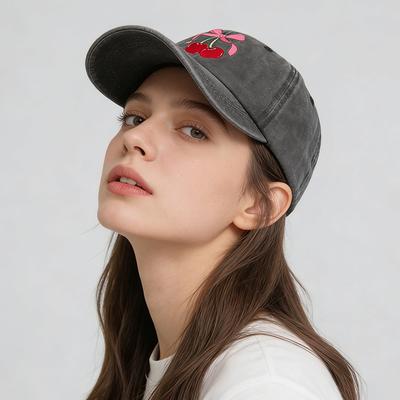 Vintage Washed Baseball Cap for Women Men Adjustable Cotton Dad Hat Cute Sun Visor Casual Streetwear Headwear for Outdoor