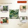 2D Tree Leaf Pattern Decorative Cushion Covers Pattern Cushion Cover Suitable For Sofa Bedroom Car Pillow Cover
