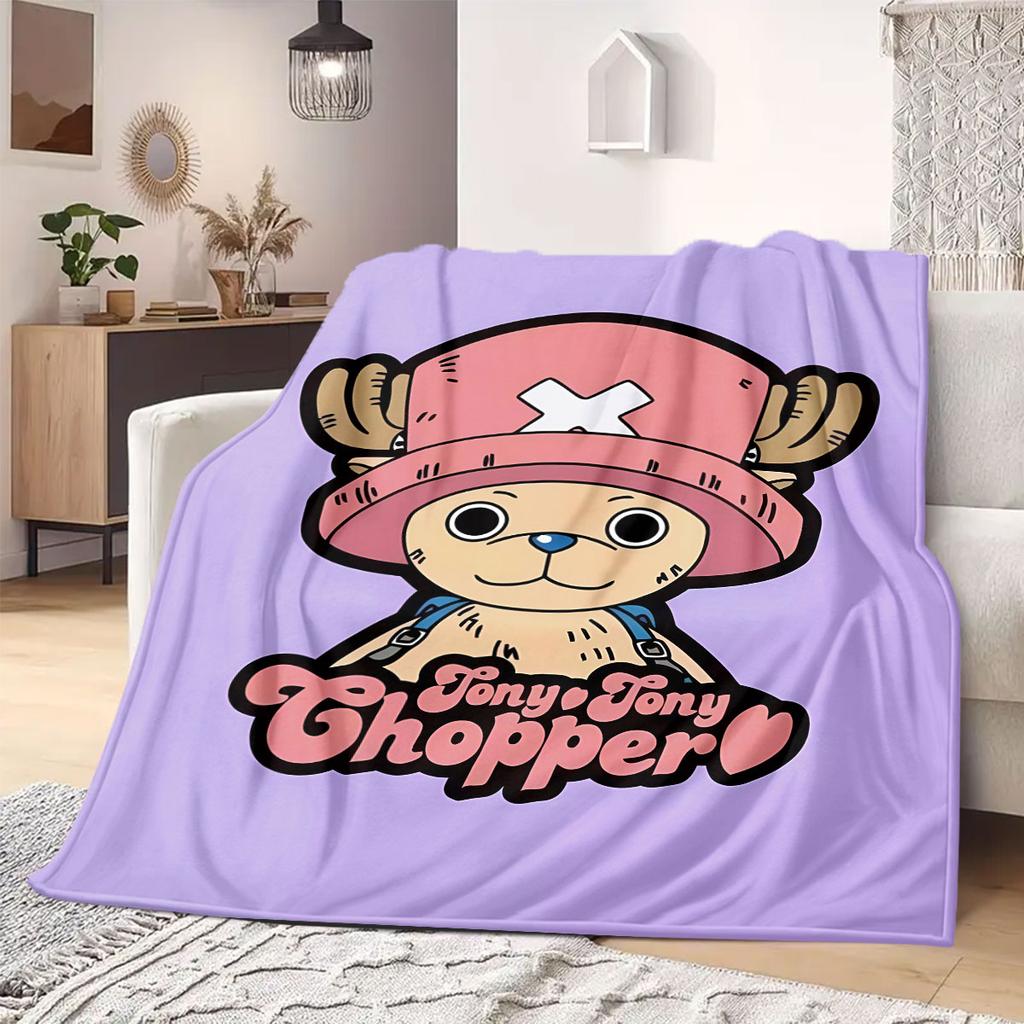 OnePiece anime Flannel Blanket Warm,Comfortable,Suitable for Bedrooms,Sofas,Beds,Chairs,Picnics,Travel