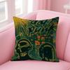 Band DDaft Punk Cushion Cover Natural Linen Pillow Case DoubleSided Print Decorative Sofa Pillowcase Home Decor Gift