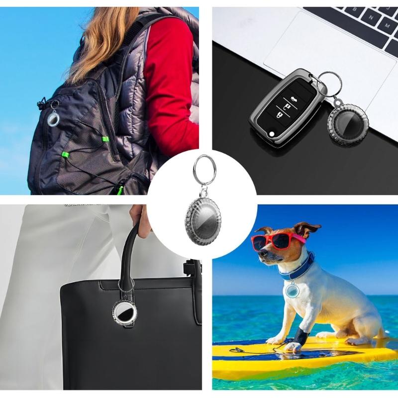 Waterproof Tracker Keychain Holder Case for  ,Full Body Shockproof,Anti-Scratch Locator Cover for Cat,Dog