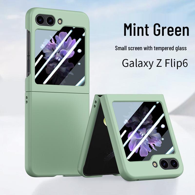 Compatible with Samsung Z Flip 4/5/7: Skin-Feel, Drop-Proof Protective Phone Case with Full Coverage.