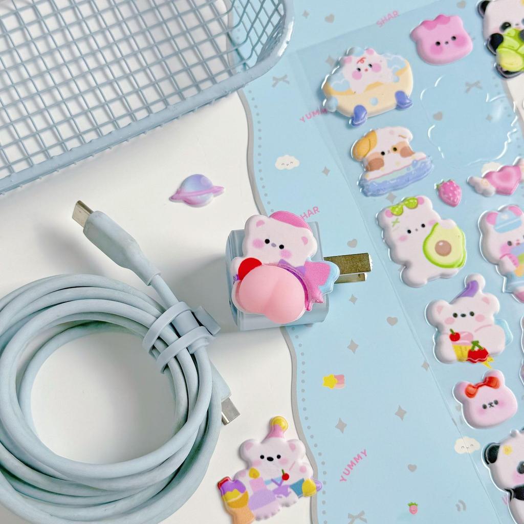 Set of 4 Squishy Butt 3D 3D Butt Planner Large Soft Stickers Stickers, Stickers, Stickers, Stickers, Quantity, Cute,