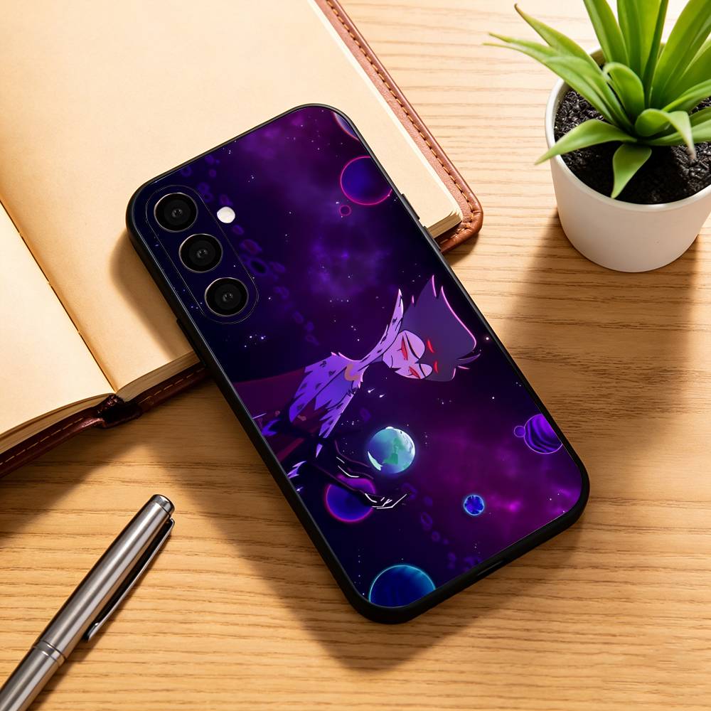 

Stolas G-Goetia H-helluva boss Phone Case Black Silicone Soft For Samsung Galaxy A73,A72,A71,A70,A53,A52,A51 Samsung a72