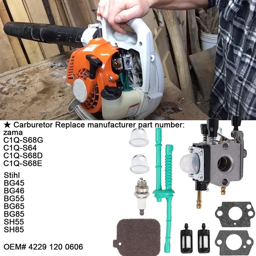 Reliable High Quality Practical Carburetor Kit Blade Blower 1 Set 42291200606 C1Q-S68G Easy To Install Exquisite BG85 China Mainland