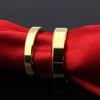 High Quality 4mm/6mm Wholesale Simple Ring Fashion Rose Gold Ring Men's and Women's Exclusive Couple Wedding Ring