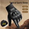 Men's Tactical Full Finger Motorcycle Gloves - Anti-slip, Wear-resistant, Touchscreen, Hard Shell Protection for Outdoor Riding