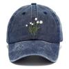 Flowers Printed Hat Hats for Men Beach Hat for Women Breathable Baseball Caps Adjustable DAD Hats Suitable for Outdoor Acti
