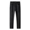 Montagut Men's Fleece-Lined Stretch Straight-Leg Jeans