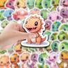 50 Pieces of Non-repeat Dinosaur Baby Stickers Mobile Suitcase Waterproof Decorative Stickers Children's Hand Account Stickers