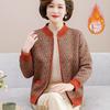 Cozy Wool Cardigan for Women 60+: Fleece-Lined, Thickened Autumn/Winter Sweater