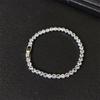 Colorful Zircon Butterfly Drawstring Bracelet Women's Cute Bow Knot Silver Adjustable Bracelet Fashion Birthday Jewelry Gift