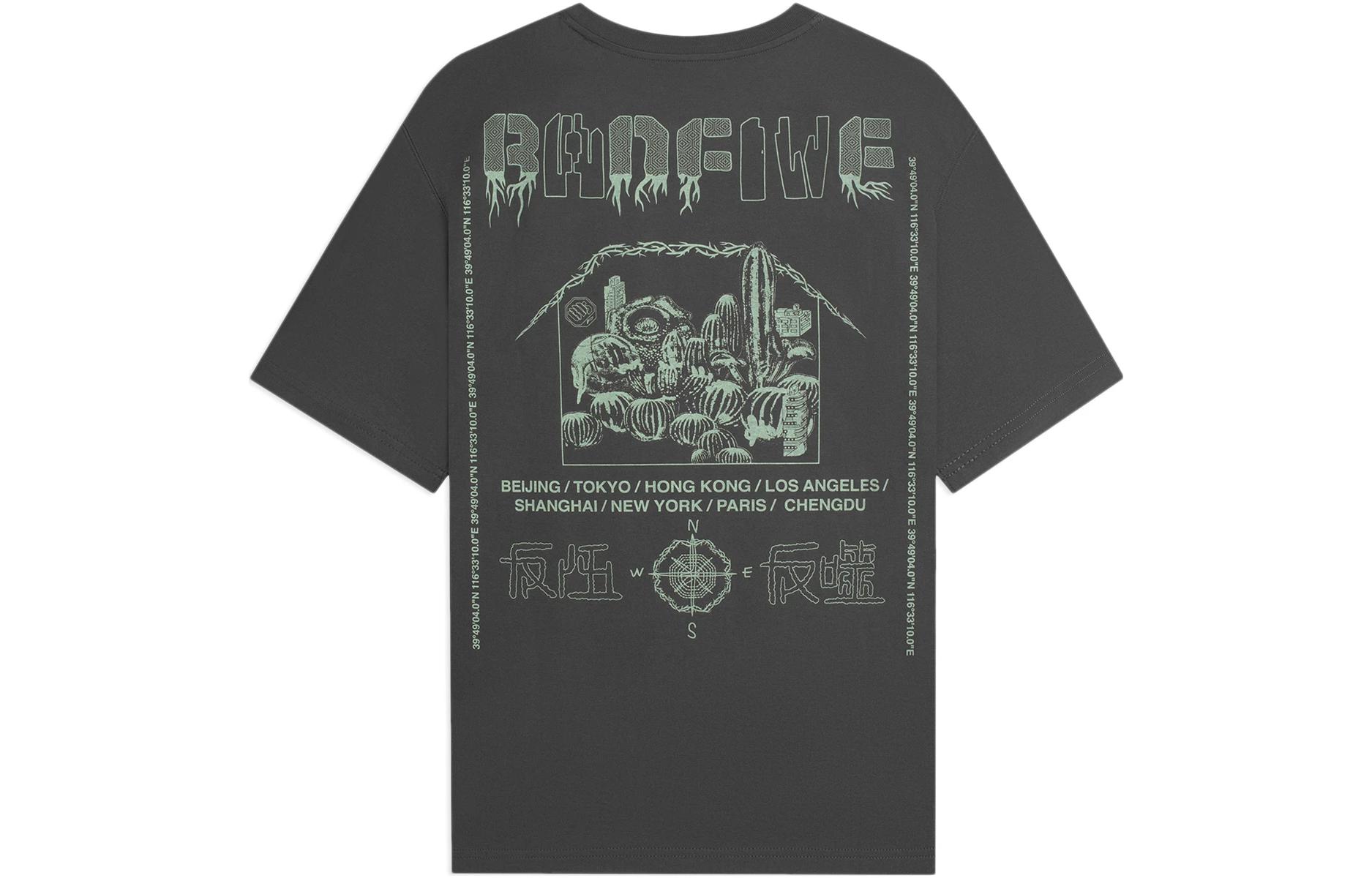 Li Ning Badfive T Shirt Men s Gray AHSS733-6 L
