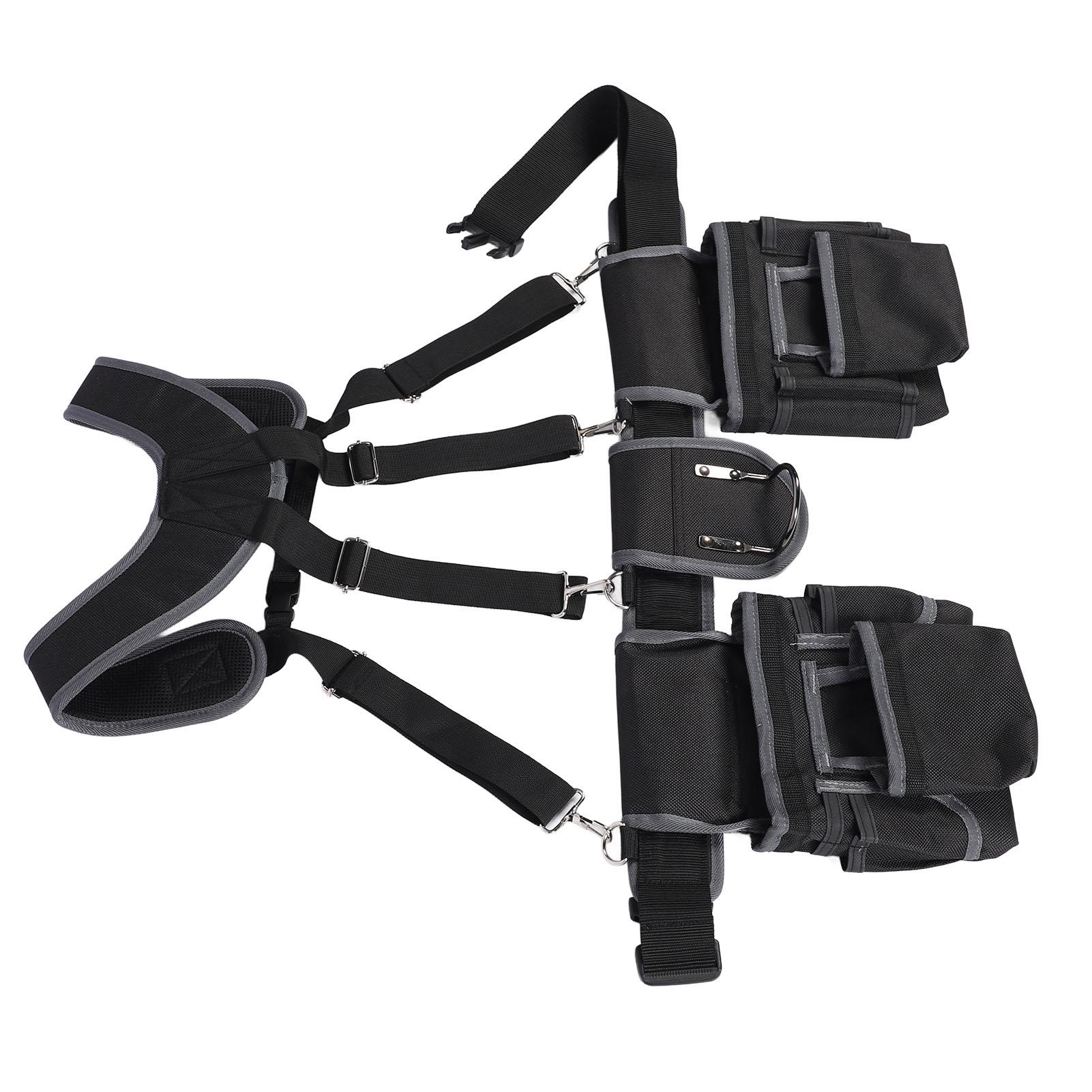 

Пояс для инструментов электрика с 12 карманами, пояс для инструментов из полиэстера и нейлона 1680D с ремнем для рамщиков