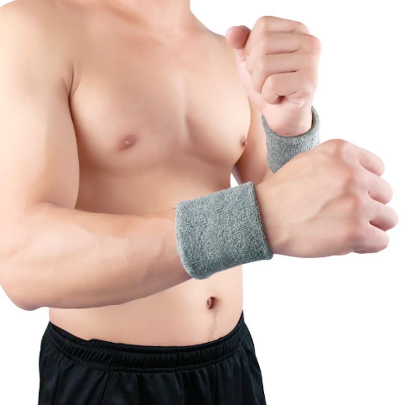 1 Piece Set of Sweatbands for Men and Women Sports Wristbands Cotton Sweatband for Tennis Basketball Football Running Gym Workout