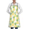 Custom Summer Pineapple Print Apron Women Men Unisex Bib Fruit Cooking Kitchen Tablier Cuisine Chef Baking