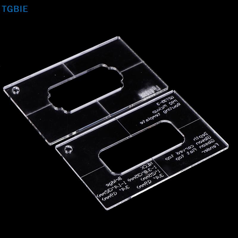 [TL][TL]Make Electric Guitar Internal Template Pickup Line Bin Box Piano Bridge Open Hole Slotted Acrylic Template