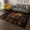 Alfombra de Dibujos Animados Freddy F-FNAF 3D para Hogar Dormitorio Sala de Estar Sofá Felpudo Decoración, Alfombra para Zona Infantil Jugar Alfombrilla Antideslizante Regalo