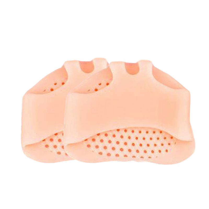 Silikon-Vorfußpolster für Damen, Schuhe mit hohen Absätzen, Mittelfußknochen-Schmerzlinderungskissen, Fußblasen-Zehen-Einsatz, Gel-Waben-Einlegesohlen