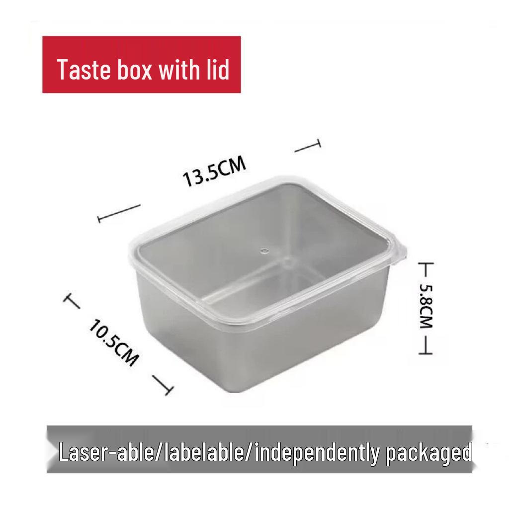 Stainless Steel Fresh-Keeping Lunch & Storage Box with Lid