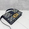 [Pre-Owned] 30 Montaigne Oblique Embroidered Monogram Flap Adjustable Shoulder Strap Montaigne Box Bag Leather Details Large - Excellent #MTXZH9