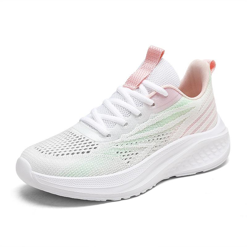 Fashion Couple Sneakers Summer New Mesh Breathable Soft Sole Men's Running Shoes Lightweight Comfortable Fashion Cross Tied Casual Shoes