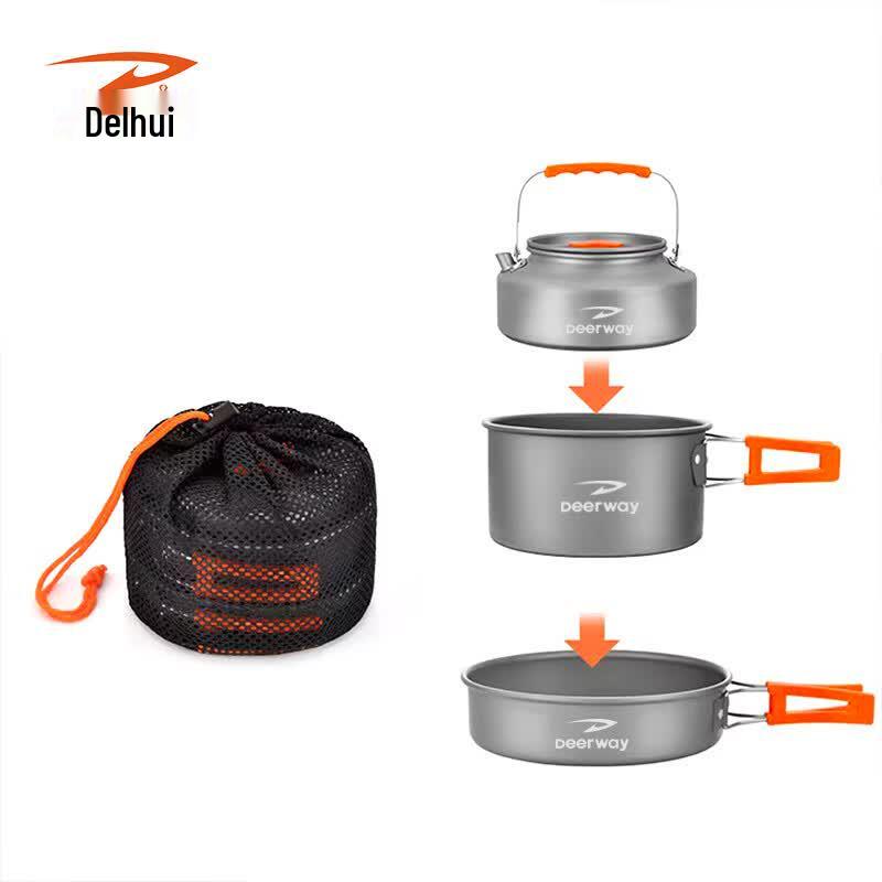 Deerway Camping Cookware Set трехпредметный набор