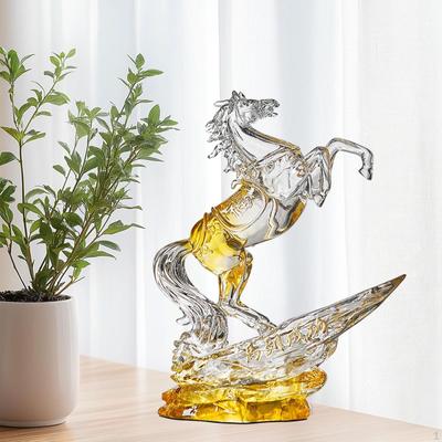Horse Statue ,Horse Sculpture, Resin Creative Desktop Figurine, Animal Model Figurine