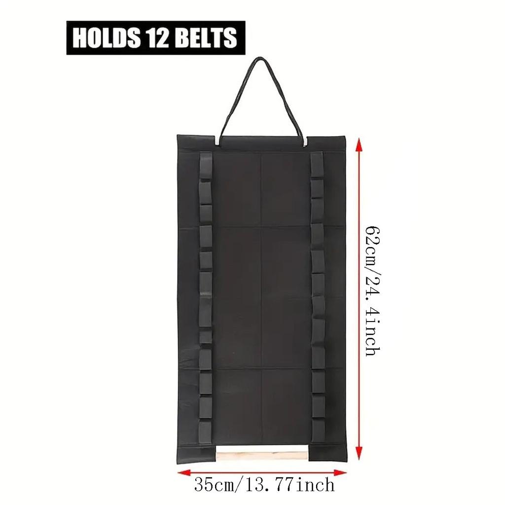 Portable karate belt display stand, with hanging medal sticks, lightweight hanging taekwondo belt display stand storage rack