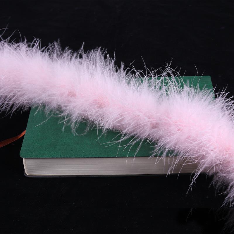 Encrypted Colored Turkey Feather Strips for DIY Decorations & Stage Costumes