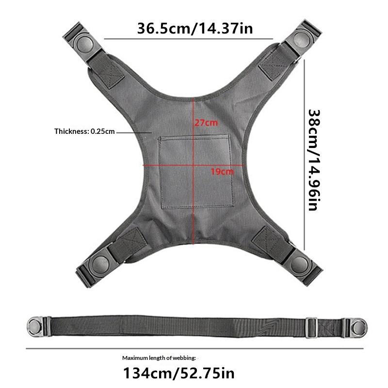 Wheelchair Fall Prevention Safety Seat Belt Shoulder Fixing Straps Nursing Band For Elderly Patients Harness Brace Support Vest