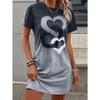Top pigiama colorato a righe a maniche corte, stile estivo