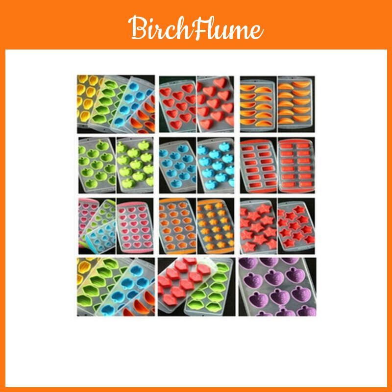 Versatile Silicone Mold For Chocolate Ice Cubes Fondant Soap Jello Candy Molding