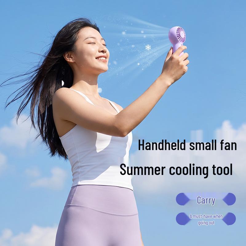 Portable Mini Handheld Smart Fan with Digital Display