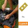 A84E-36Pcs Blades Replacement Stainless Steel Replacement Blades With Screws For Worx Landroid Grass Cutter Moving Machine
