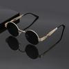 Classic European And American Metal Punk Sunglasses Women'S Retro Hollowed Out Glasses Round Glasses Sunscreen Sun Glasses
