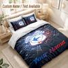 Custom Name Bedding Set 3 PiecesCardiff City Print Duvet Cover + 2 Pillowcases Soft Bed Decor