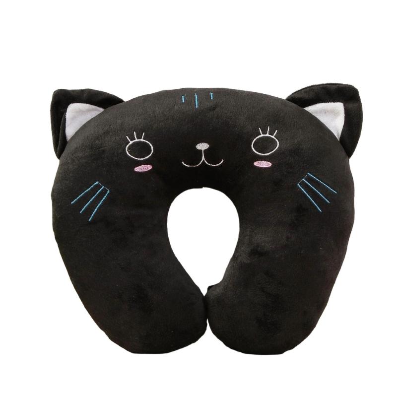 Breathable Travel U Shape Neck Pillow Lightweight Compacts Cartoon Animal Cushion For Airplanes Car And Office Comfort