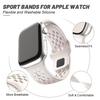Silicone Sports Strap for Apple Watch Ultra Band 49mm 46mm 45mm 44mm 42mm 41mm 40mm Bracelet iWatch Series 11 10 9 8 7 6 SE3 Belt