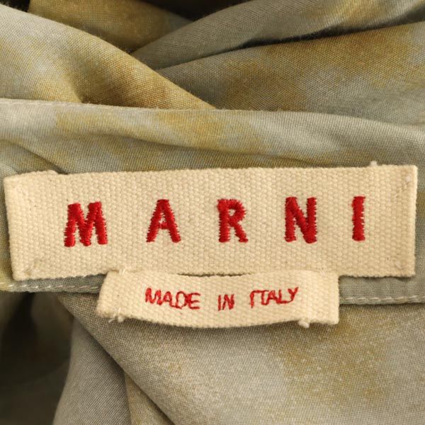 Marni Made In Italy Short Sleeve One Piece 36 Brown Women Used
