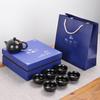 Ceramic tea set merchandise real estate company business festival high-end event gifts kung fu tea set